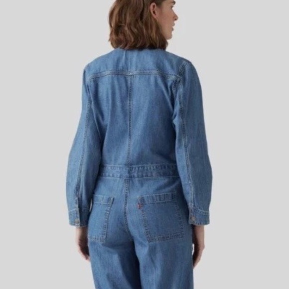 NWT Levi’s Womens Long Sleeve Heritage Jumpsuit Size US XL - Picture 5 of 5